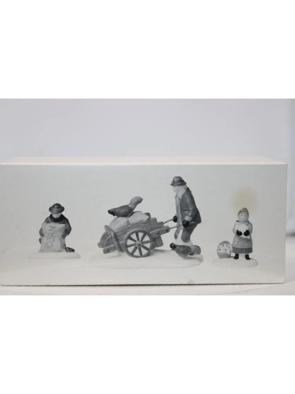 Dept 56 Dickens Village - Harvest Seed Cart, Set of 3